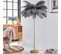XANAYXWJ ry Ostrich Feather Floor Lamp - Nordic Creative Light for Living Room & Bedroom Ele Atmosphere Decor Home Lighting
