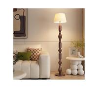 XANAYXWJ Standing Lamps Floor Lamp for Living Room Next to Sofa Study Office Bedroom Vertical with Lampshade Brown Decorate