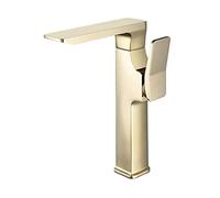 XANAYXWJ tall basin mixer tap waterfall bathroom sink taps hot and cold brass basin faucet above counter basin heightening bathroom waterfall faucet-chrome