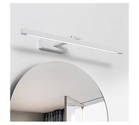 XANAYXWJ Vanity Lighting 41/60/80/100cm Mirror Front Lights, Creative Postmodern White Aluminum Home Dormitory Apartment Dressing Table Mural Makeup Wardrobe Led Lamp Bath Lights(80C Efficency