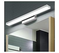 XANAYXWJ Vanity Lighting 42/52/62/72/92cm Mirror Front Lights, European Style Stainless Steel Acrylic Home Apartment Hotel Waterproof Fog Mural Closet Dressing Table Led Lamp Bath Li Efficency