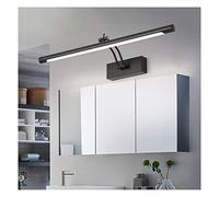 XANAYXWJ Vanity Lighting Creative Personality 41/55/70cm Mirror Front Light European Style Black Bathroom Bathtub Waterproof Mist Splash-proof Dressing Table Makeup Fashion Led Lamp Bath Li Efficency