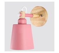 XANAYXWJ wall lamp Wall Lamps & Sconces Nordicaron Indoor Wall Lamp with in Cord Hanging Wall Lamps into an Outlet E27 Light 6 Color Bedside Wall Sconcesly Rotatable Swing Arm Wall Mount Lighting