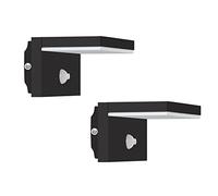 XANAYXWJ Wall lamp, Wall Lights 2 Pack,Motion Sensor Dusk to Dawn Porch Wall Lamp Black Light 3000K 5W for House Patio