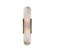 XANAYXWJ wall lamp, White Wall Sconce White Sl nd Unique Wall Light Bathroom Vanity Light Fixture Long Industrial Bedroom(Color:Dark Height 50CM)
