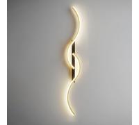 XANAYXWJ Wall Lamps Sconces LED Wave Wall Sconce Lighting Linear Wall Sconces Wave Shape Wall Light Fixture Wall Mount Lamp Indoor Wall Wash Lights for Living Room Bedroom Stairwell