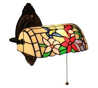 XANAYXWJ Wall Lamps Sconces Rural Style Wall Lamp with Pull-Out and Adjustable Lampshade, Hotel Room Library Corridor Reading Wall Lamp