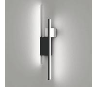 XANAYXWJ Wall Lamps Sconces Ultra-Thin Metal Wall Sconce with Acrylic Lampshade Geometric Wall Lamp LED Wall Light - 13W - 6000K, Linear Bedside Wall Lamps, Corridor Background Wall Atmosphere