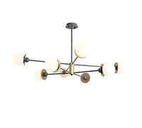 XANAYXWJ Wall Lighting Chandelier E27 - Molecular Chandelier,Personality Boutique Decoration Lighting,Living Room Bedroom Dining Room Home,Multi-Head Atmospheric - Lamps-Gold and Gray 10T,Lightin