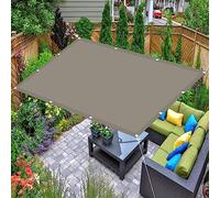 XANAYXWJ Waterproof Sun Shade Sails Canopy 4x7m UV Block Outdoor Garden Patio Party Camping Khaki