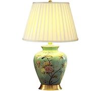 XANAYXWJ Wedding Ceramic Fabric Desk Lamp Table Lamp Ceramic Table Lamp Bedroom Bedside Lamp European Ceramic Living Room Decoration Table Lamp,chandelier