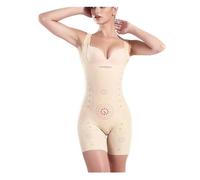 XANAYXWJ Women Invisible Bodysuit with Volcanic Open-Bust Shapewear Seamless Full Body Open Crotch Slimmer