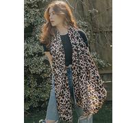 Xander Kostroma All Over Hand Painted Leopard Print Viscose Scarf Leopard