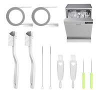 XANGNIER Dishwasher Cleaner Brush Kits,Dish Washer Cleaning Tools-2 Drain Pipe Cleaning Brush,4 Air Gap Brush,2 Multifunctional Cleaning Brush and 2 Crevice Brush for Dishwasher Parts&Accessories