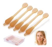 XANGNIER Soft Silicone Eyelid Cleanser Brush for Sensitive Eyelids,5 PCS Gently eyelid margin scrub Cleaning brush for Blepharitis,MGD,Dry Eyes Relief,Removes Dirt,Oil,Reusable Eye Cleaning Tool