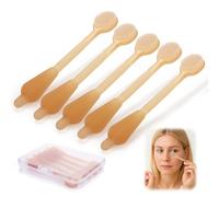 XANGNIER Soft Silicone Eyelid Cleanser Brush for Sensitive Eyelids,5 PCS Gently eyelid margin scrub Cleaning brush for Blepharitis,MGD,Dry Eyes Relief,Removes Dirt,Oil,Reusable Eye Cleaning Tool