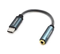 XANHAM USB Type C to 3.5mm Audio Adapter Cable, USB C to 3.5mm Aux Jack Headphone Stereo Male to Female Cord Compatible with iPhone 15 Plus/15 Pro Max, Galaxy S24 S23 S22 S21 Ultra, MacBook