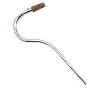 XANHOY 1 Piece Silver-plated Bassoon Mouthpiece Bocal For Woodwind Instrument Parts, 8.15in 20.7cm/ 8.46in 21.5cm