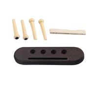 XANHOY 1 Set Ukulele Accessories Ukulele Saddle Replacements Ukulele Bridge Parts Bridge Pin Slotted Bridge Pin Ukulele Parts