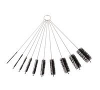 XANHOY 10 Sizes Hose Cleaner Brush Flexible Nylon Bristle Aquarium Filter Brushes Stainless Steel Tube Brush 7.9" Long