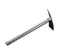 XANHOY 15 Inch Stainless Steel Garden Hoe Pick Multipurpose Hand Tool Digging Weeding Seeding Turning Soil Mining Tools Garden Hoes For Weeding