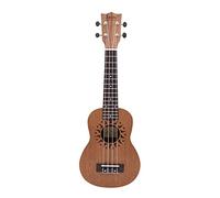 XANHOY 21 inch Nylon Strings Ukulele Simple Pattern Ukulele 4 Strings Small Guitar Simple Musical Instrument