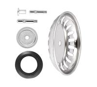 XANHOY 2set Kitchen Sink Strainer Stainless Steel Sink Drain Basket Replacement Anti-Clogging Waste Sink Filters