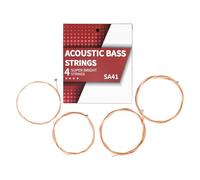 XANHOY 4pcs4 String Bass Replacement Carbon Steel Hexagonal Alloy Bass Strings Acoustic Bass Strings Instrument Accessory