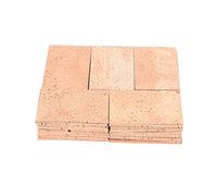 XANHOY 50Pcs Sax Neck Corks, Neck Cork Sheet for/Soprano/Saxophone, Joint Cork Sheet Replacements Pack