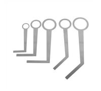 XANHOY 5Pcs Saxophone Leveling Rings Pad L Shape Key Covers Woodwind Repair Tool for Flute Clarinet Saxophone Easy to Use