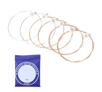 XANHOY 6Pcs Folk Guitar Highly Carbon Steel Strings Classical Strings Replacement 6-String Guitar Strings Intonation