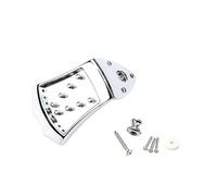 XANHOY 8 Strings Mandolins Tailpiece Box Guitar Parts Set Mandolin Tailpiece Bridge Replacement Kits with Mounting Screws