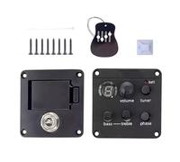 XANHOY Acoustic Guitar Pickup with Tuner Guitar Pickup ISYS+ Equalizers Preamp Systems Adjustable Sound Folk Guitar Pickup Easy