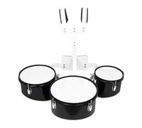 XANHOY Back Frame Triple Drum Band Polyphonic Drum with Backs Rack Band Three Tone Drum Back Frame Drum Multiple Tone Drum Set