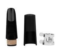 XANHOY Clarinet Mouthpiece Set with Ligature and Caps Replacement Clarinet Saxophone Mouthpiece for Beginner