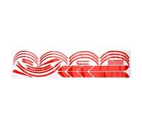 XANHOY Electric Scooter Reflective Film Sticker Waterproof Decal Scooter Night Warning Sticker Wheel Decorative Sticker