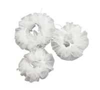 XANHOY Elizabethan Mesh Neck Ruff Detachable Ruffle Collar and Wrist Cuffs for Medieval Costume and Historical Reenactments