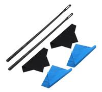 XANHOY Flute Kits Flute Rod with Cloth Flute Swabs Flute Polishing Cloth Flute Stick Flute Cleaner