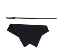 XANHOY Flute Rod and Cloth Combination Set Flute Tool Flute Polishing Cloth Cleaner Rod Kits Easy to Use