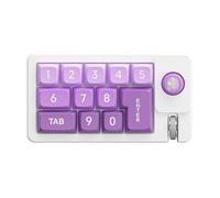 XANHOY K810 Corded Mechanical Gamers Keyboard Hot-Swappable with Lighting Programmable Macros Joystick Small Keypad 12Keys