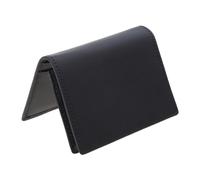 XANHOY Men Black Leather Expandable Credit Card Business Cards Holder Wallet for