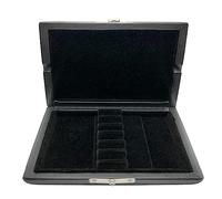 XANHOY Oboe for Case Storage, Wooden Leather Felt Container for Case Holder Storage Box for 6 Oboe