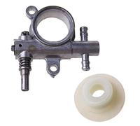 XANHOY Oiler Oil Pump with Worm Gear Chainsaw Replacement Parts Metal for 2500/3800 25CC Repair Tool