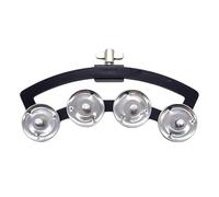 XANHOY Single Row Cymbals Tambourine Mountable Drum Set Tambourine Professional Tambourine for Drum Kits Percussion Enduring