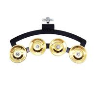 XANHOY Single Row Cymbals Tambourine Mountable Drum Set Tambourine Professional Tambourine for Drum Kits Percussion Enduring
