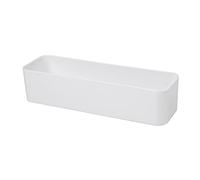 XANHOY Sundries Container For Kitchen Bathroom Office Dorm White Adhesive Mount Storage Organizer Wall-Mounted Storage Box