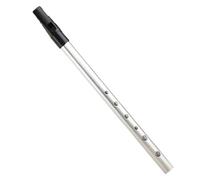 XANHOY Traditional Irish Tin 6 Hole Metal Flute Woodwind Tin Penny Flute Portable Musical Instruments