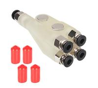 XANHOY Transparently 4 Way 3D Printer Filament Guide Tube Adapter 4 In 1 Filament Feed Connector With Precise Alignment