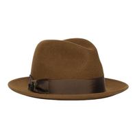 XANHOY Vintage Homburg Panama Hat Victorian Age Western Pork Pie Hat Versatile Top Hat for Dinner Outdoor Casual Wear