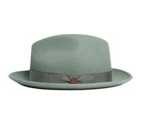 XANHOY Vintage Homburg Panama Hat Victorian Age Western Pork Pie Hat Versatile Top Hat for Dinner Outdoor Casual Wear
